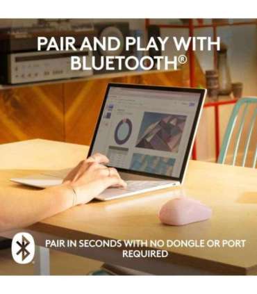 MOUSE BLUETH OPTICAL M240/ROSE 910-007121 LOGITECH