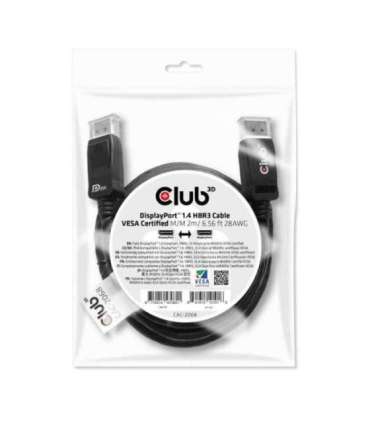 CABLE DP TO DP 2M/M/M CAC-2068 CLUB3D