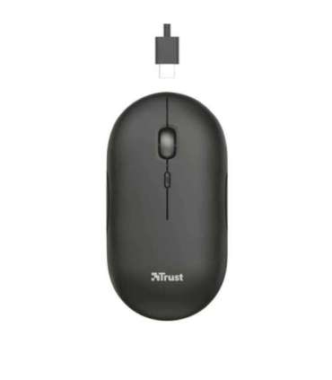MOUSE USB OPTICAL WRL/PUCK RECHARGEABLE 24059 TRUST