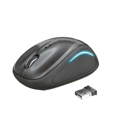 MOUSE USB OPTICAL WRL YVI FX/BLACK 22333 TRUST