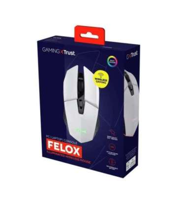 MOUSE USB OPTICAL WRL WHITE/GXT110W FELOX 25069 TRUST