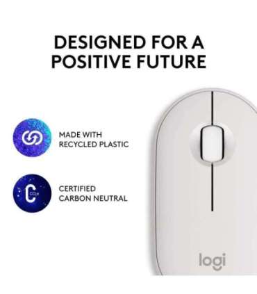 MOUSE USB OPTICAL WRL M350S/WHITE 910-007013 LOGITECH