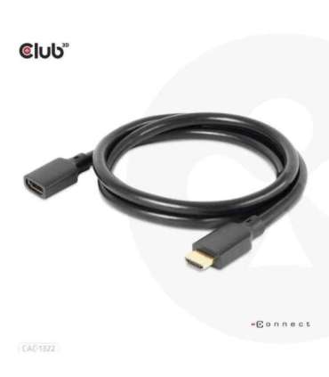 CABLE HDMI TO HDMI 1M/M/F CAC-1322 CLUB3D