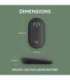 MOUSE USB OPTICAL WRL M350S/BLACK 910-007015 LOGITECH