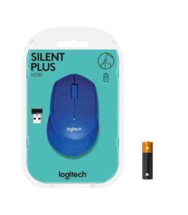 MOUSE USB OPTICAL WRL M330/SILENT BL 910-004910 LOGITECH