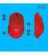 MOUSE USB OPTICAL WRL M330/SILENT RED 910-004911 LOGITECH