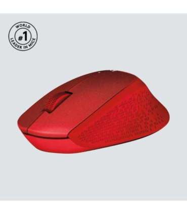 MOUSE USB OPTICAL WRL M330/SILENT RED 910-004911 LOGITECH