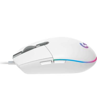 MOUSE USB OPTICAL G102 LIGHTSY/WHITE 910-005824 LOGITECH