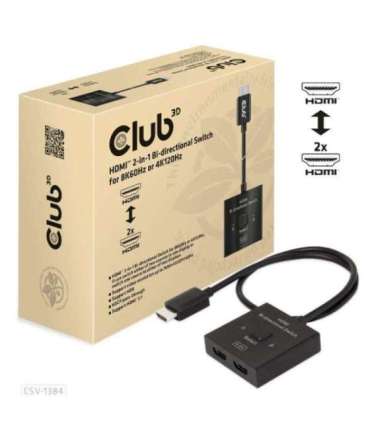 VIDEO SWITCH HDMI 2PORT/CSV-1384 CLUB3D