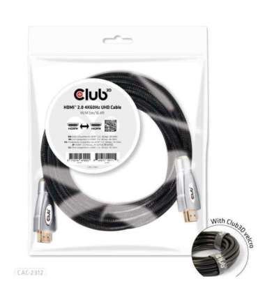 CABLE HDMI TO HDMI 5M/M/M CAC-2312 CLUB3D
