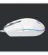 MOUSE USB OPTICAL G203/WHITE 910-005797 LOGITECH