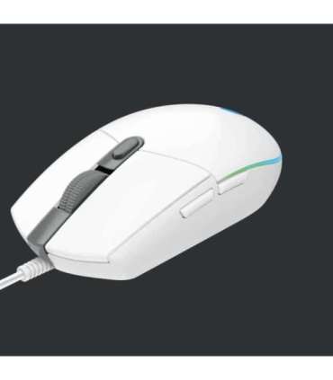 MOUSE USB OPTICAL G203/WHITE 910-005797 LOGITECH