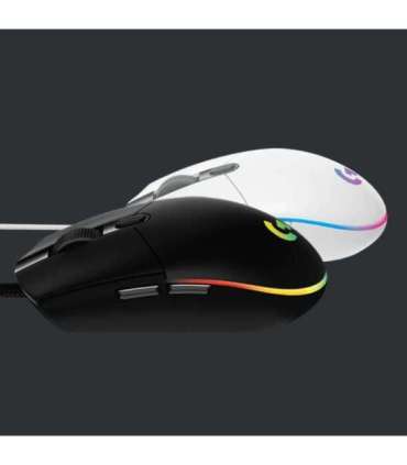 MOUSE USB OPTICAL G203/WHITE 910-005797 LOGITECH