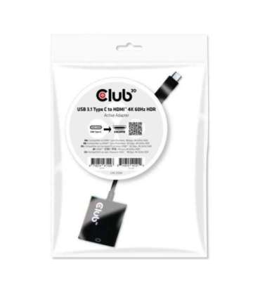 I/O ADAPTER USB-C TO HDMI/ACTIVE CAC-2504 CLUB3D