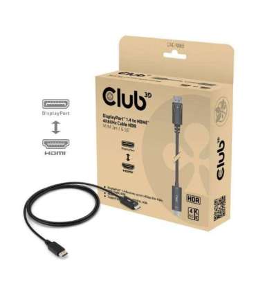 CABLE DP TO HDMI 2M/CAC-1083 CLUB3D