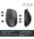 MOUSE USB LASER WRL M705/BLACK 910-001949 LOGITECH