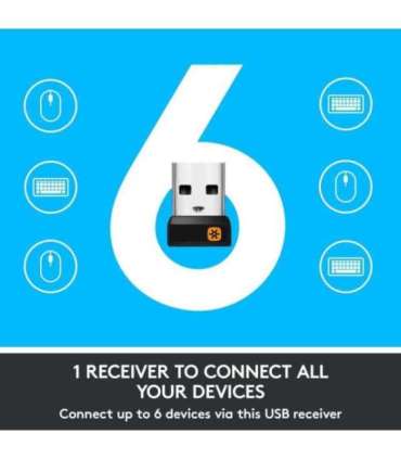 MOUSE USB LASER WRL M705/BLACK 910-001949 LOGITECH