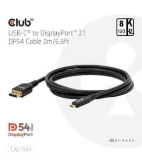 CABLE USB-C TO DP 2M/M/M CAC-1563 CLUB3D