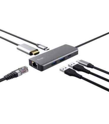ADAPTER USB-C DALYX 6-IN-1/24968 TRUST