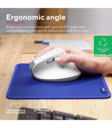 MOUSE USB OPTICAL WRL BAYO II/ERGO WHT 25398 TRUST