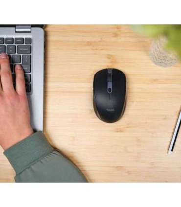 MOUSE USB OPTICAL WRL OZAA/BLACK 24819 TRUST