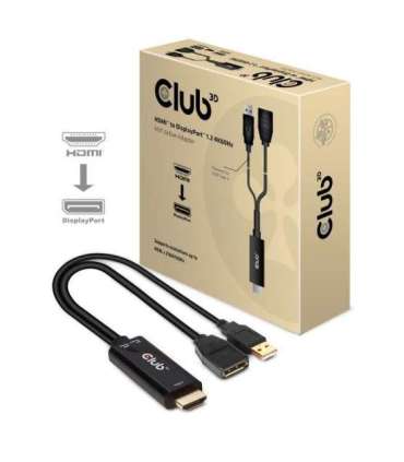 I/O ADAPTER HDMI TO DP/ACTIVE M/F CAC-1331 CLUB3D