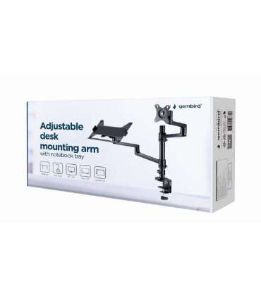 DISPLAY ACC MOUNTING ARM/NB TRAY MA-DA-04 GEMBIRD