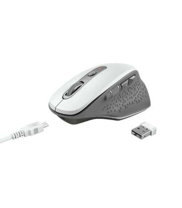 MOUSE USB OPTICAL WRL/OZAA WHITE 24035 TRUST