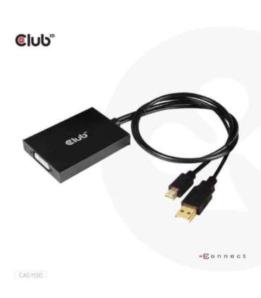 I/O ADAPTER MINI DP TO DVI-I/ACTIVE CAC-1130 CLUB3D