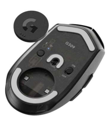 MOUSE USB OPTICAL WRL G309/BLACK 910-007199 LOGITECH