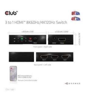 VIDEO SWITCH HDMI 3PORT/CSV-1381 CLUB3D