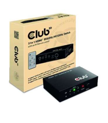 VIDEO SWITCH HDMI 3PORT/CSV-1381 CLUB3D