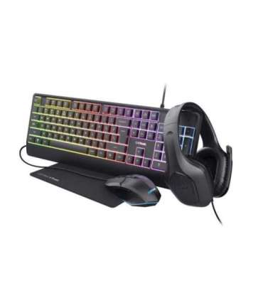 KEYBOARD +MOUSE GXT792 QUADROX/4-IN-1 BUNDLE ENG 25155 TRUST