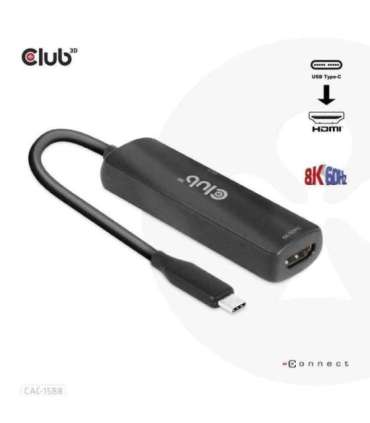 I/O ADAPTER USB-C TO HDMI/M/F CAC-1588 CLUB3D
