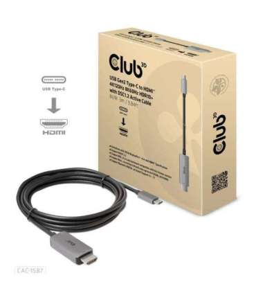 CABLE USB-C TO HDMI 3M/M/M CAC-1587 CLUB3D