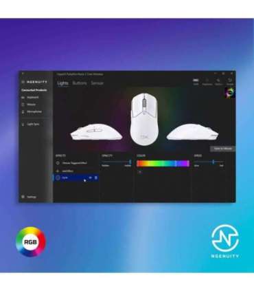 MOUSE USB OPTICAL HYPERX PF/HAS2 WL WHT 8R2E7AA HYPERX