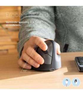 MOUSE USB OPTICAL BREAK/BLACK RGOHBRSWLBL R-GO TOOLS