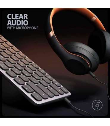 KEYBOARD + I/O HUB 9IN1/0.6M HMC-KB-CRL AXAGON