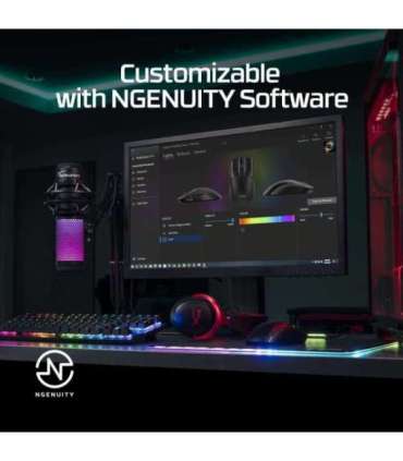 MOUSE USB OPTICAL WRL/PULSEFIRE HASTE 2 BLACK HYPERX