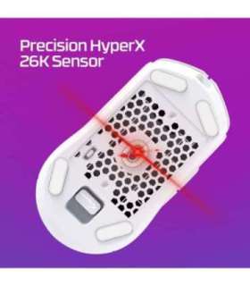 MOUSE USB OPTICAL WRL/PULSEFIRE HASTE 2 WHITE HYPERX