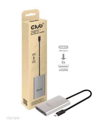 I/O ADAPTER THUNDERBOLT / HDMI/DUAL CSV-1574 CLUB3D