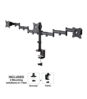 MONITOR ACC DESK MOUNT 10-27"/NM-D135D3BLACK NEOMOUNTS