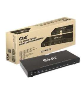 I/O VIDEO SPLITTER HDMI 8PORT/3D 4K 60HZ CSV-1383 CLUB3D