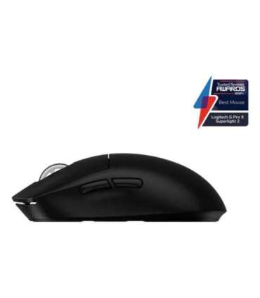 MOUSE USB PRO X SUPERLIGHT 2/BLACK 910-006630 LOGITECH