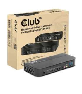 VIDEO SWITCH KVM DP/HDMI/CSV-7210 CLUB3D