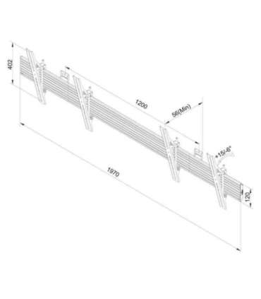 MONITOR ACC WALL MOUNT /MENU/32-55" NMPRO-WMB2 NEOMOUNTS