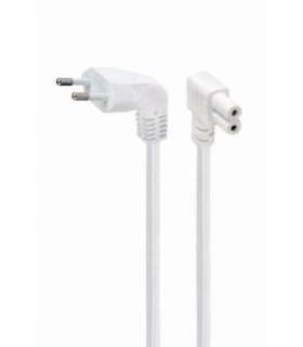 CABLE POWER EU 2.5M ANGLED/PC-184L-VDE-2.5M-W GEMBIRD