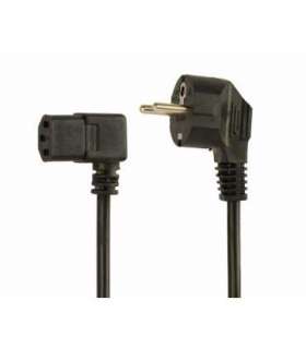 CABLE POWER ANGLED VDE 1.5M/PC-186A-VDE1B-1.5M GEMBIRD