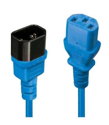 CABLE POWER IEC EXTENSION 0.5M/BLUE 30470 LINDY