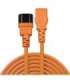 CABLE POWER IEC EXTENSION 0.5M/ORANGE 30473 LINDY